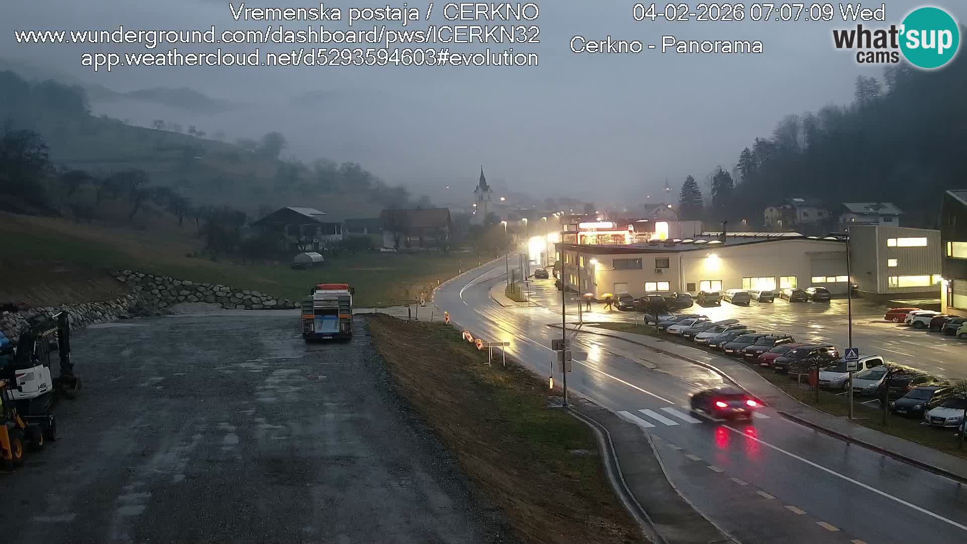 Cerkno ulaz u grad – Kamera uživo