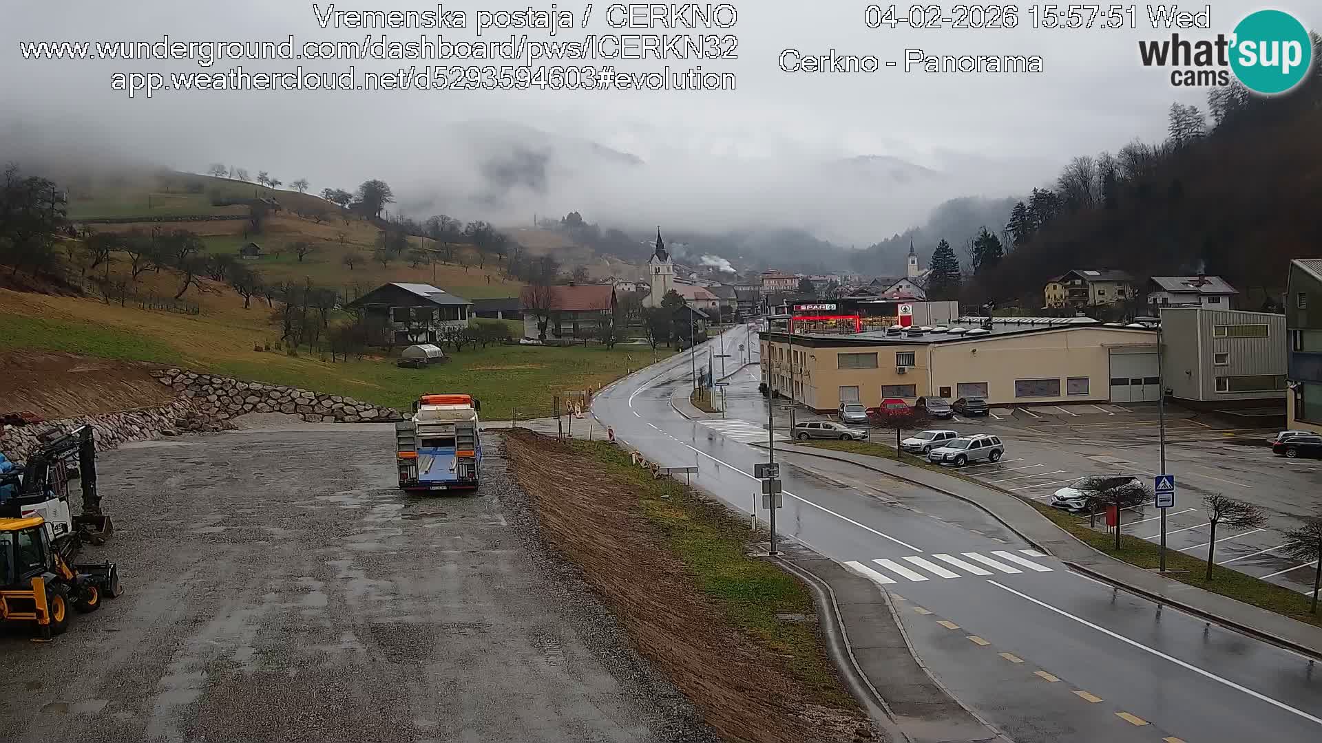 Cerkno Stadteingang Live-Webcam