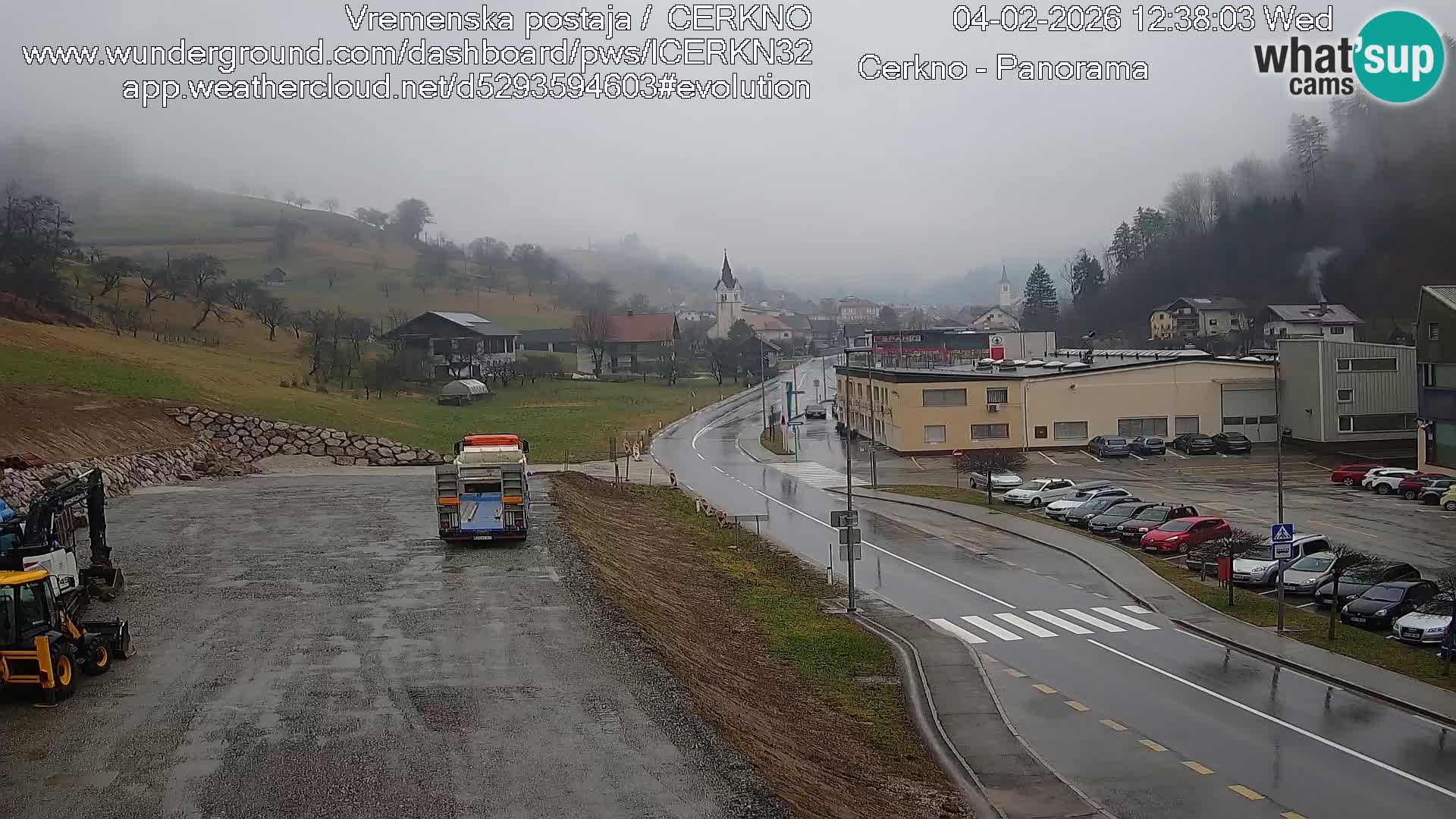 Webcam Ingresso Città di Cerkno