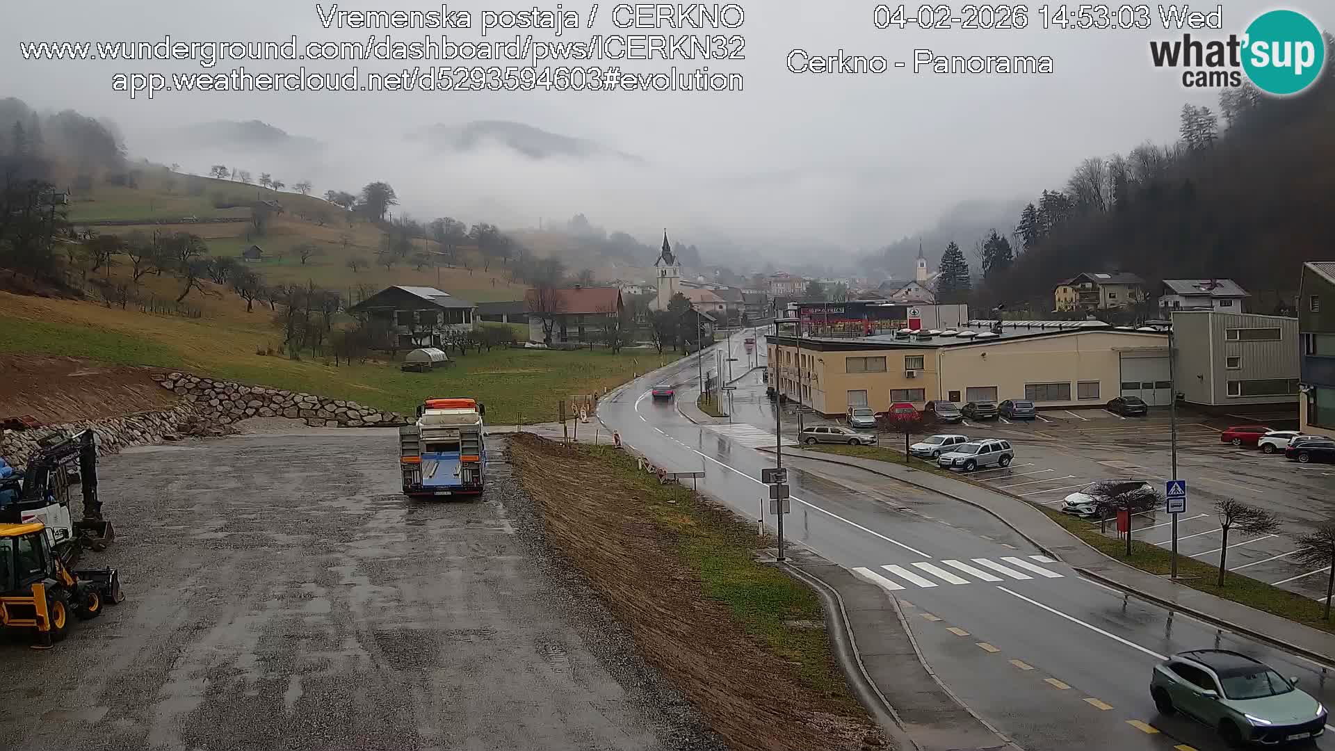 Cerkno ulaz u grad – Kamera uživo