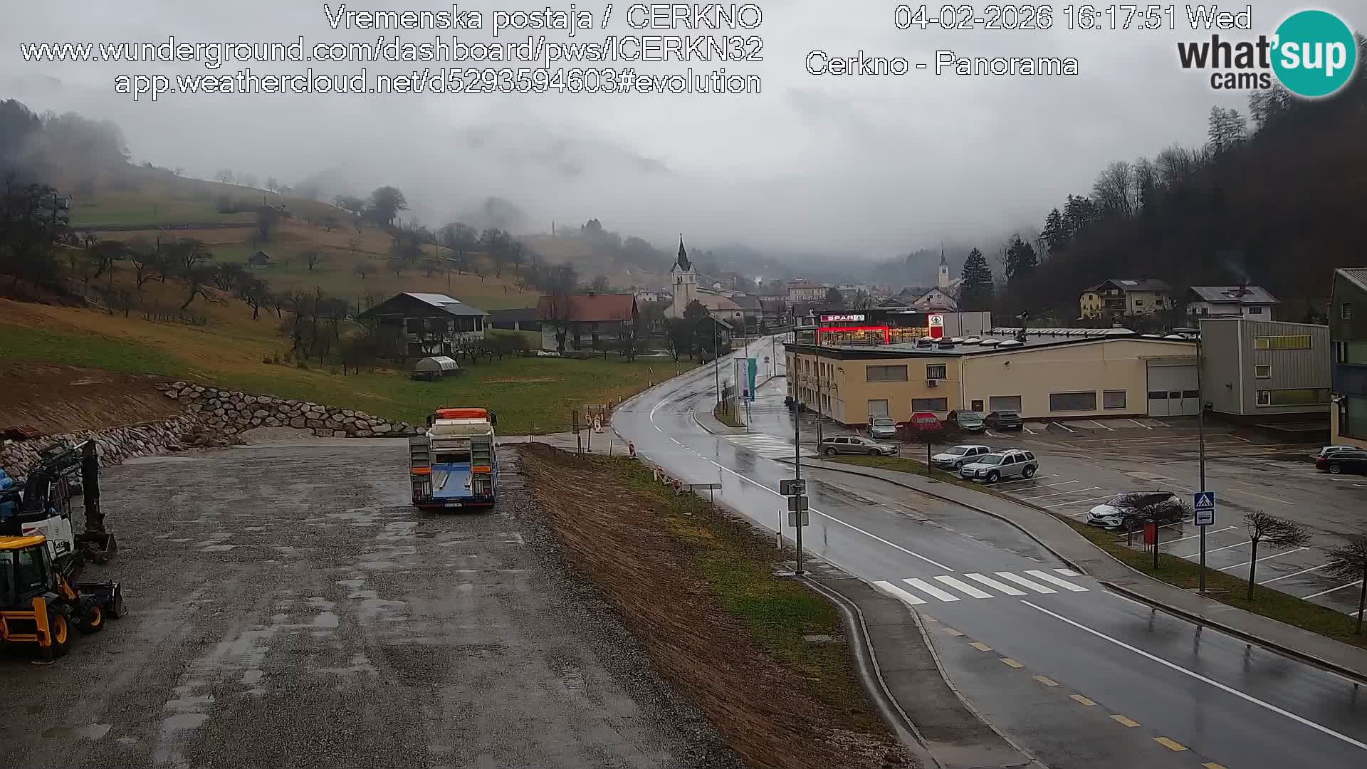 Webcam Ingresso Città di Cerkno
