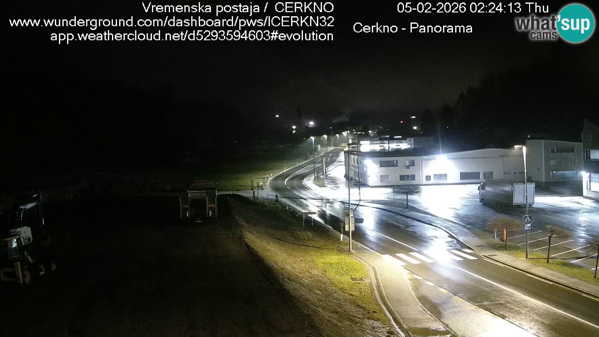 Cerkno entrada a la ciudad Webcam en vivo