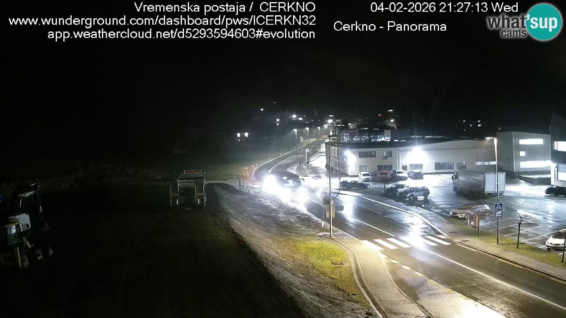 Cerkno ulaz u grad – Kamera uživo