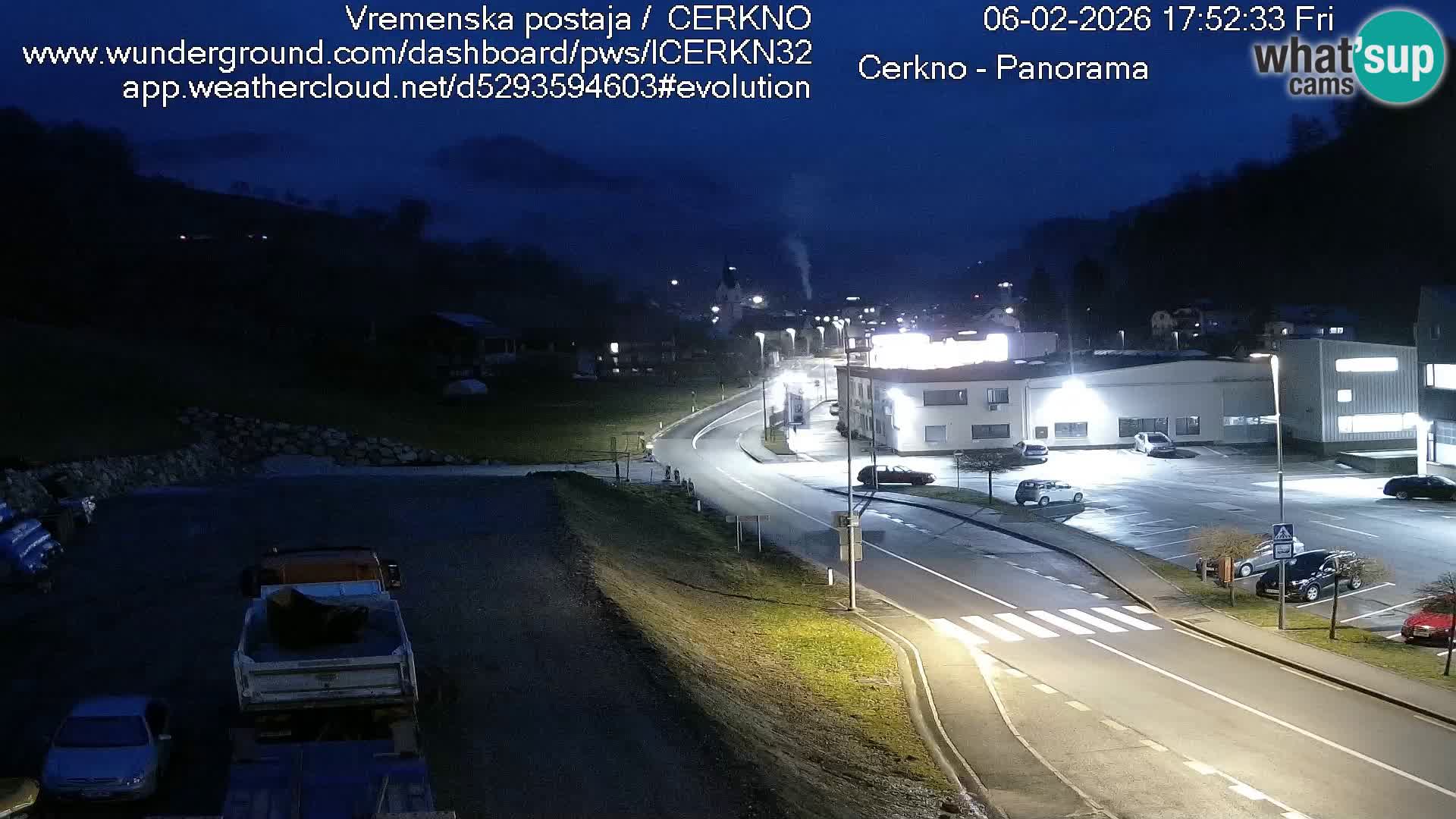 Webcam Ingresso Città di Cerkno