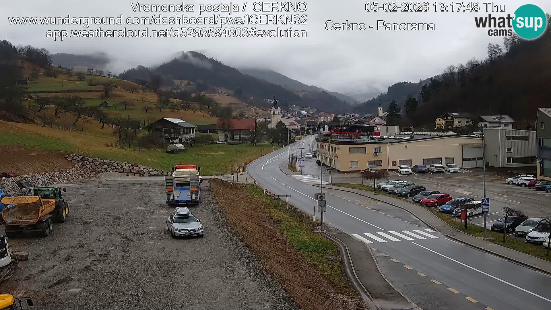 Webcam Ingresso Città di Cerkno