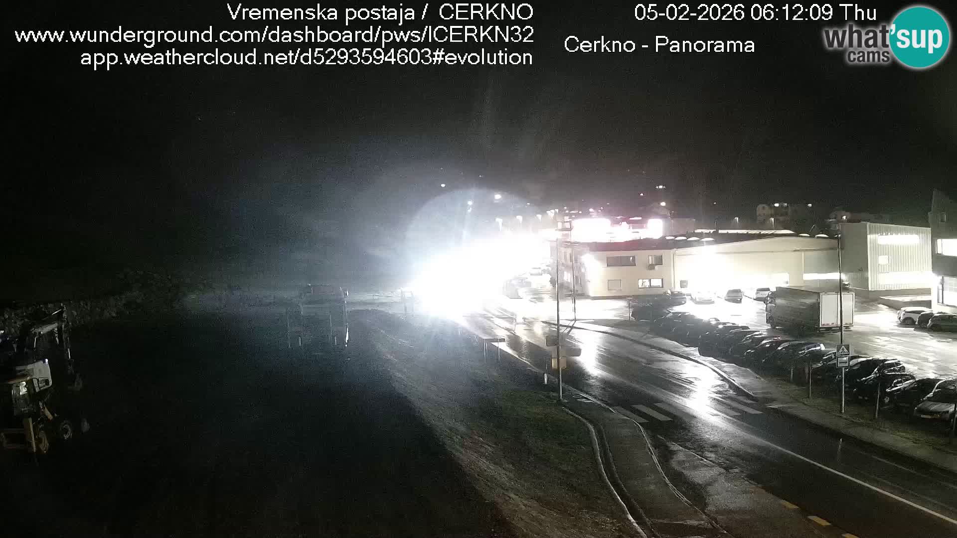 Cerkno ulaz u grad – Kamera uživo