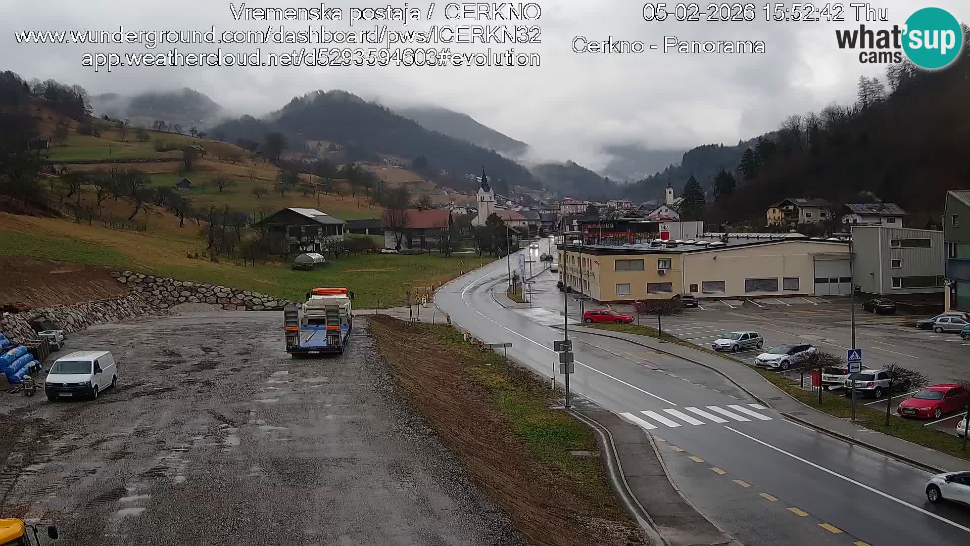 Cerkno Stadteingang Live-Webcam