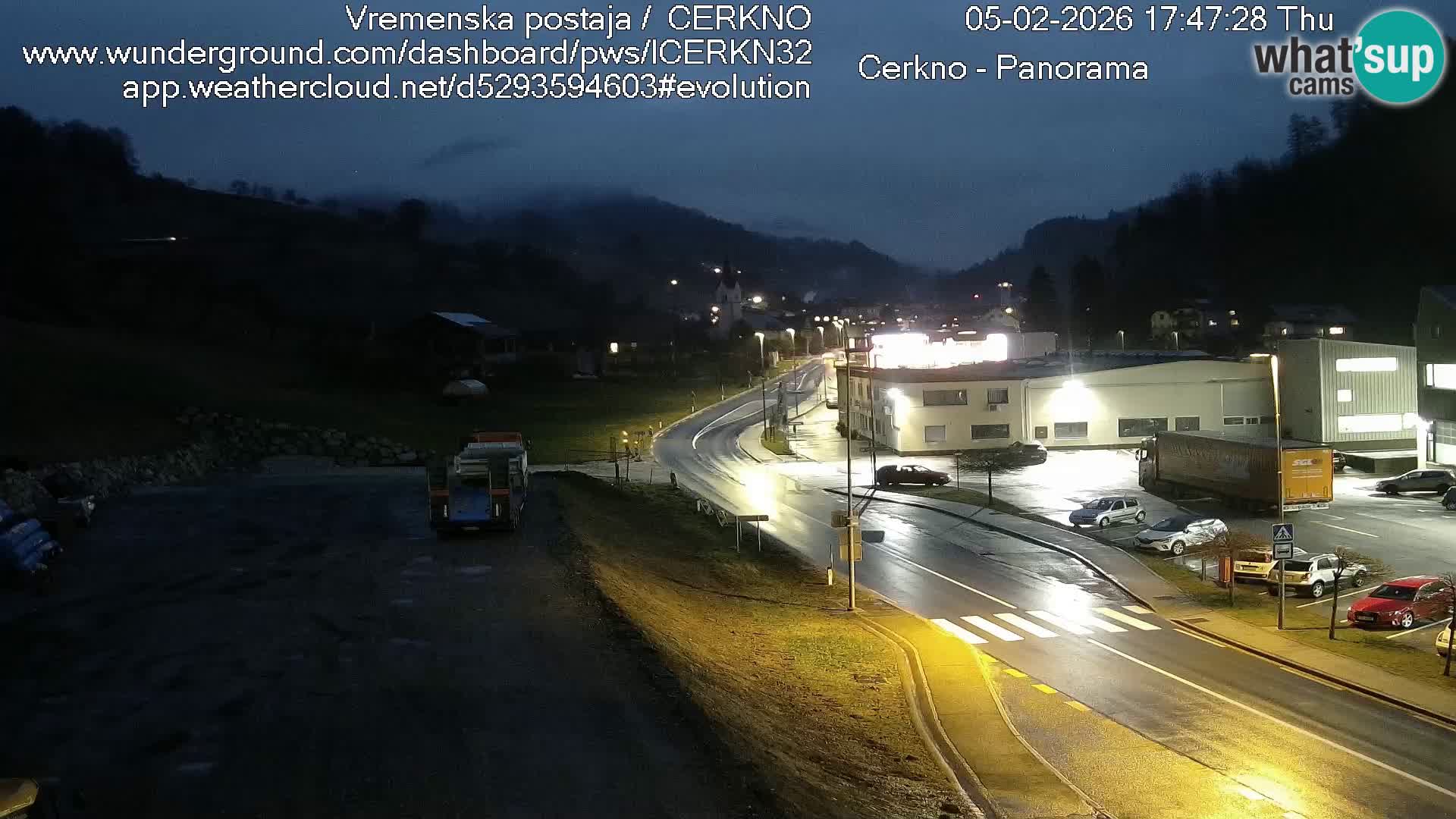Cerkno Stadteingang Live-Webcam