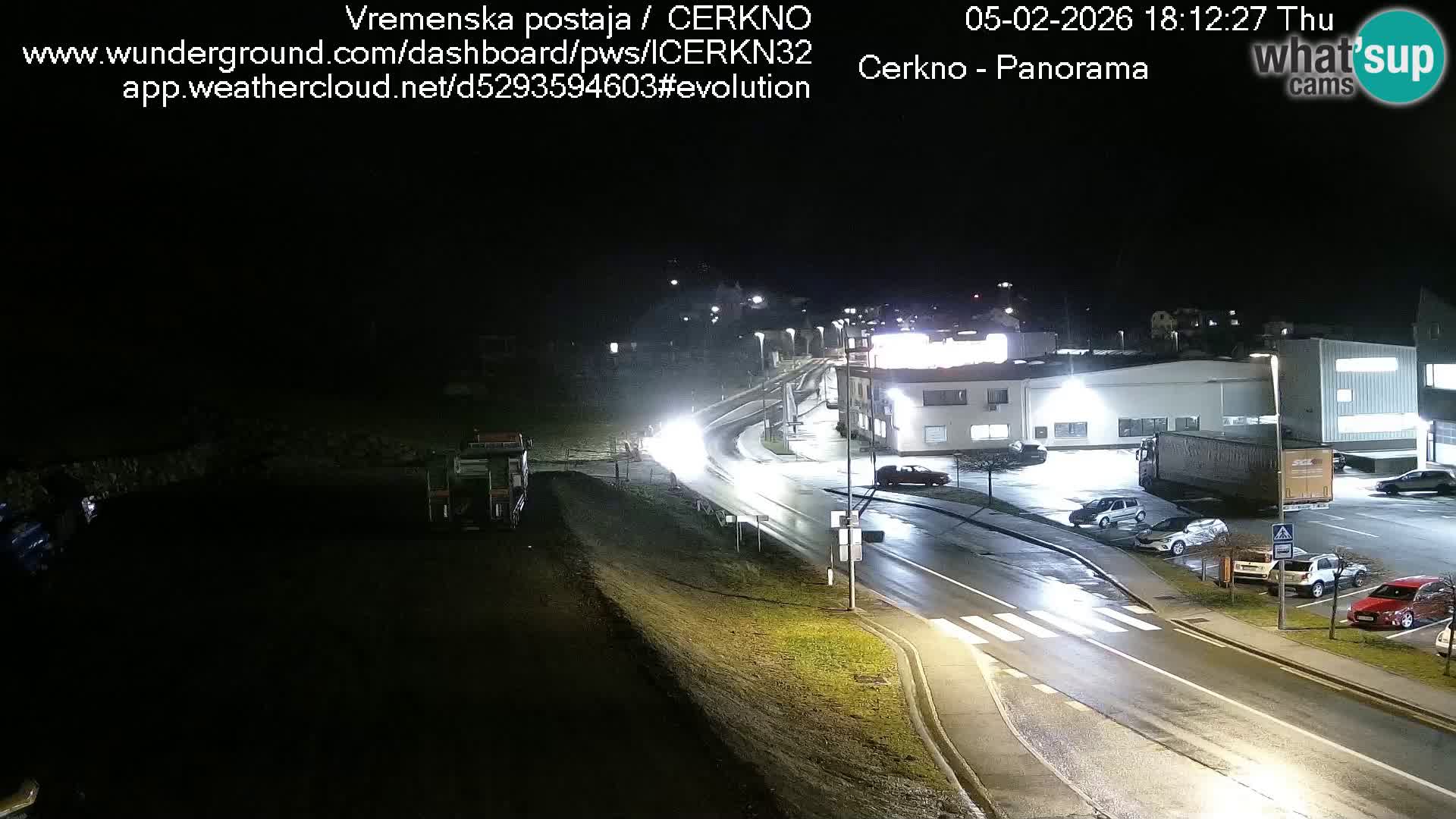 Cerkno ulaz u grad – Kamera uživo