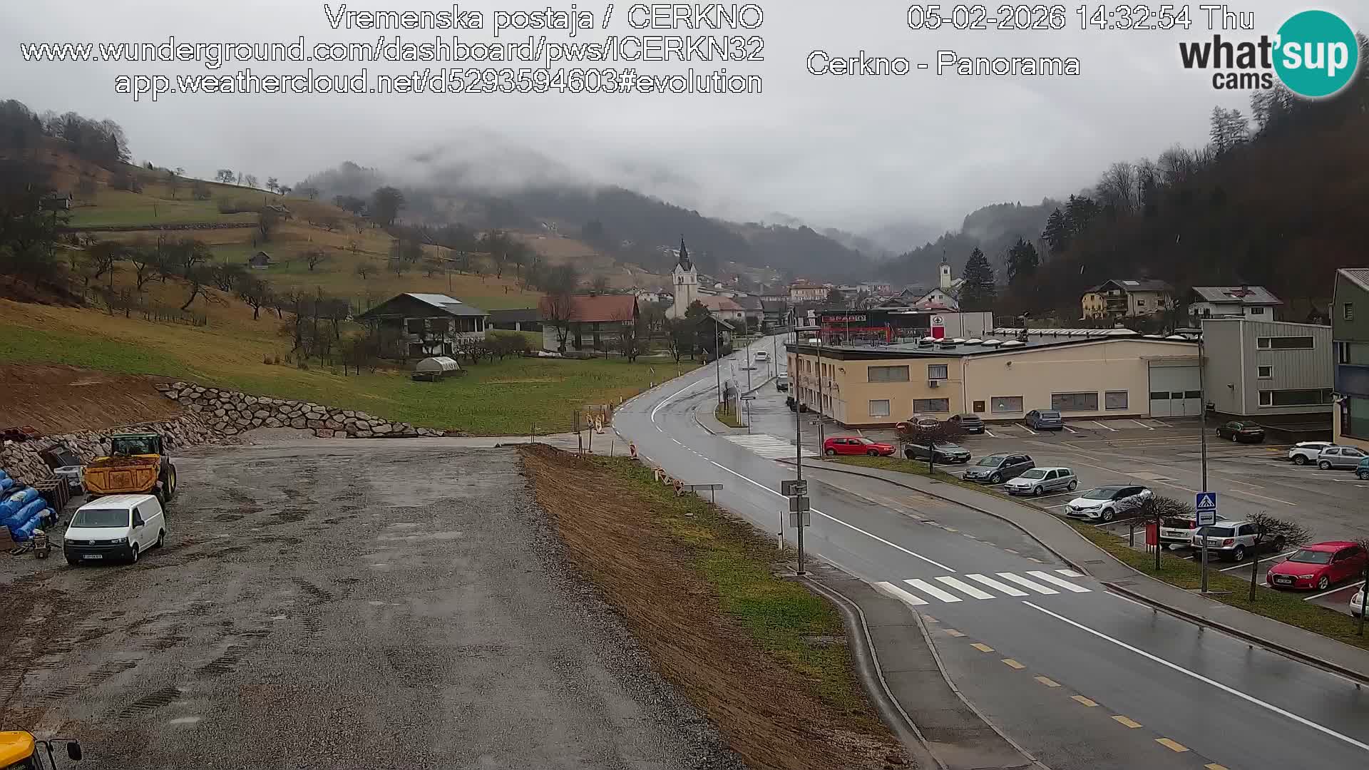 Cerkno Stadteingang Live-Webcam