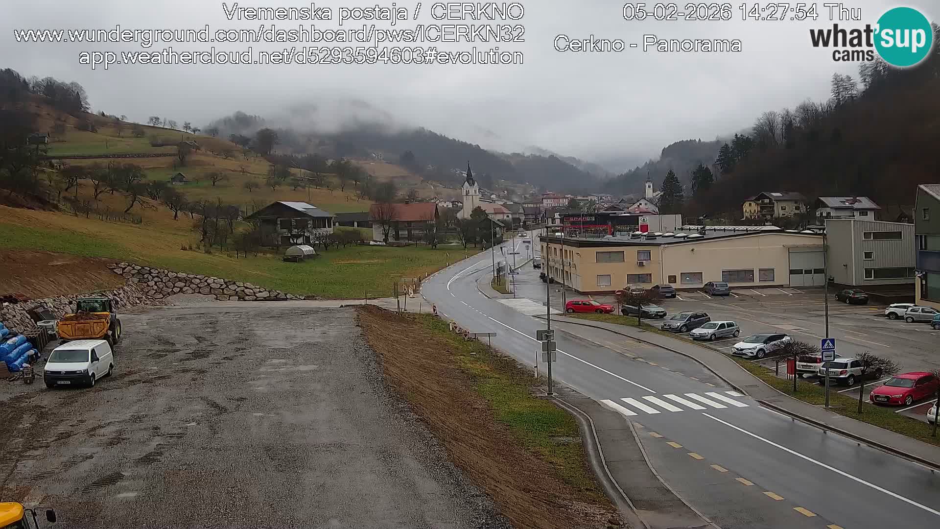 Webcam Ingresso Città di Cerkno