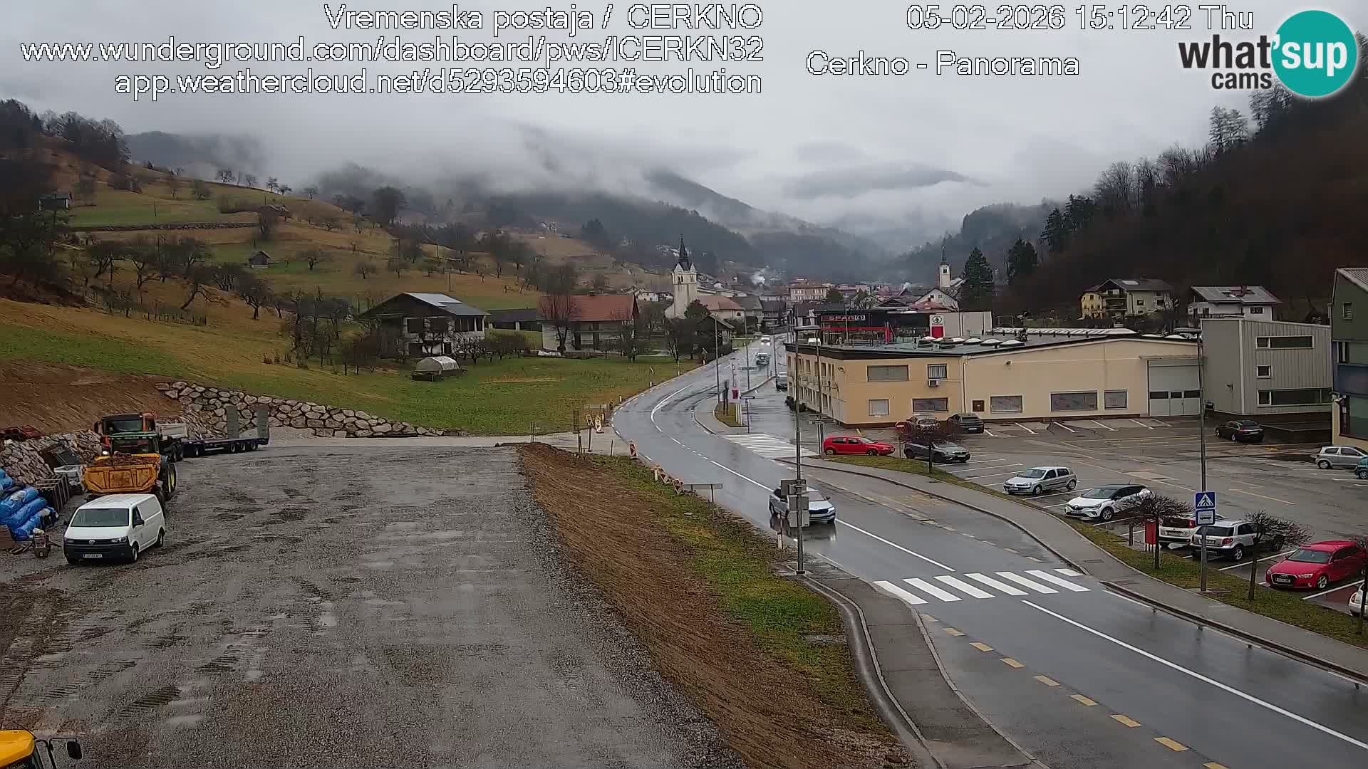 Cerkno ulaz u grad – Kamera uživo