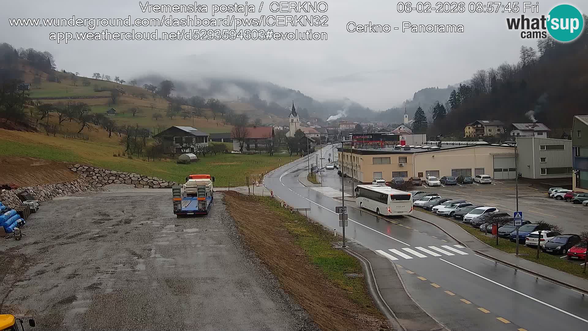 Cerkno ulaz u grad – Kamera uživo