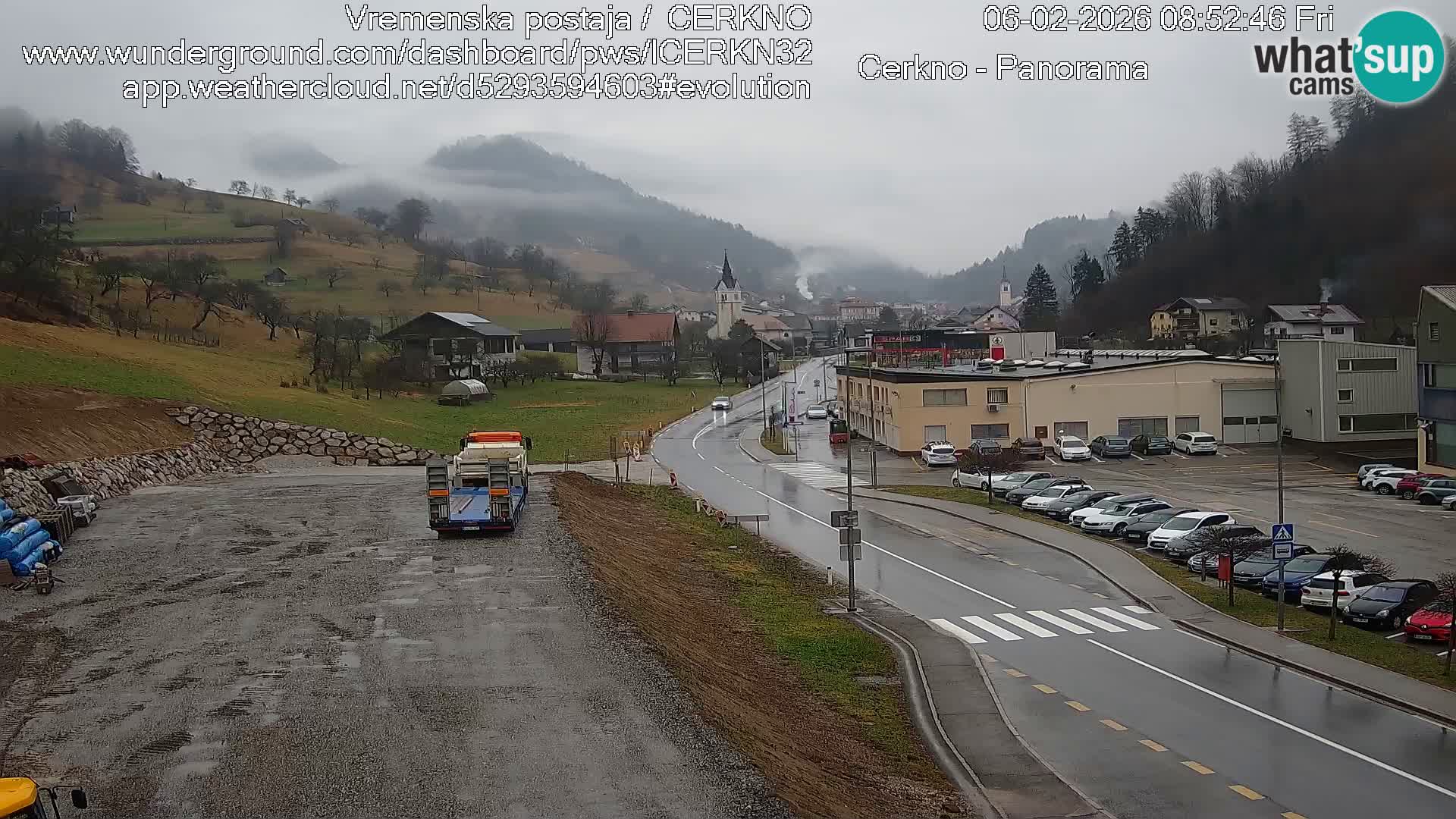 Cerkno ulaz u grad – Kamera uživo