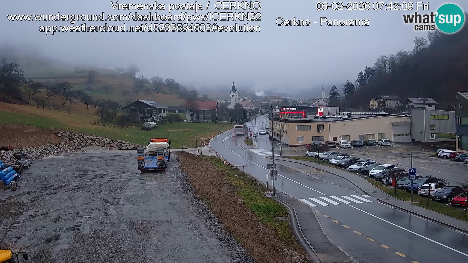Cerkno Stadteingang Live-Webcam