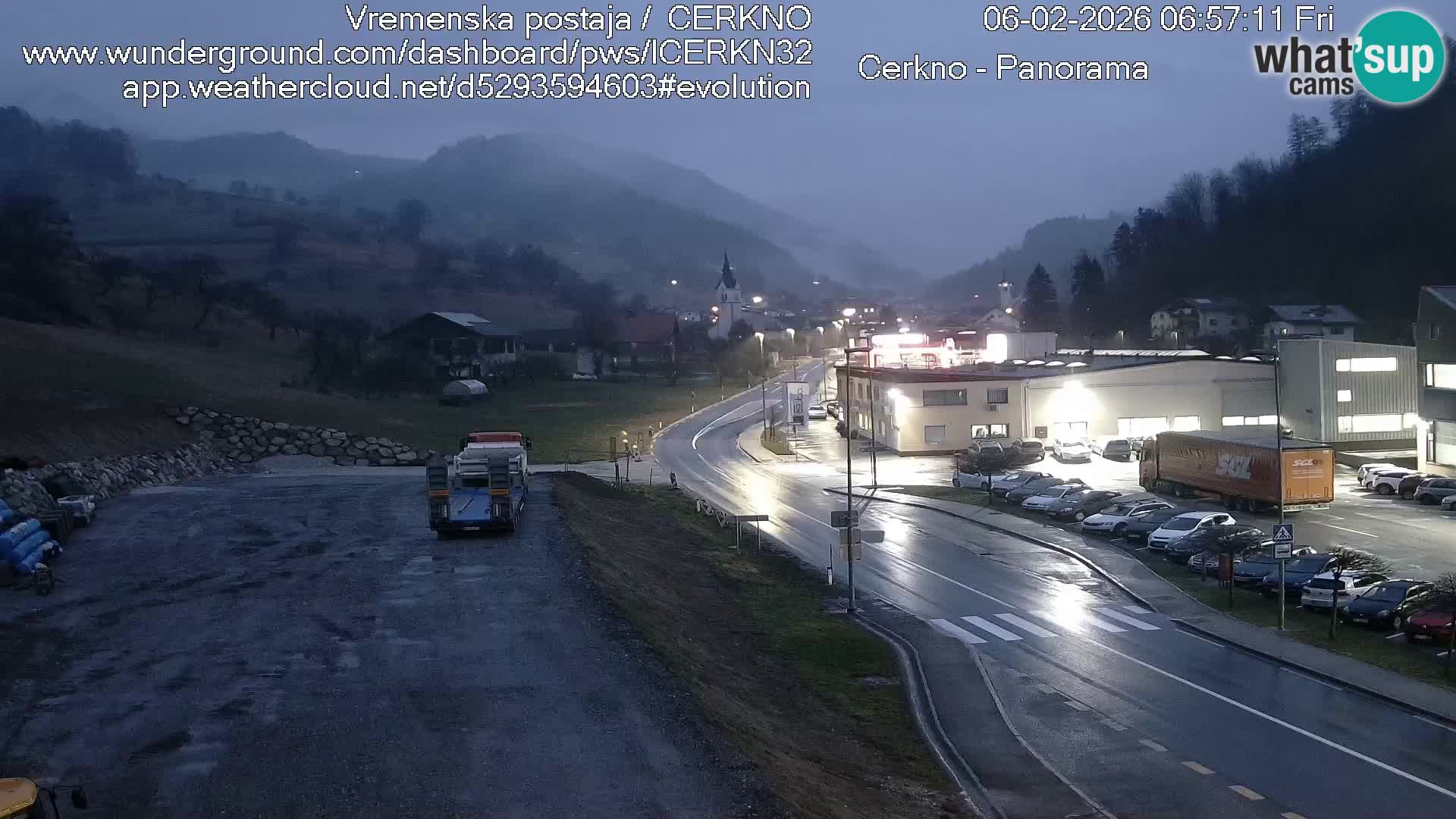 Cerkno ulaz u grad – Kamera uživo