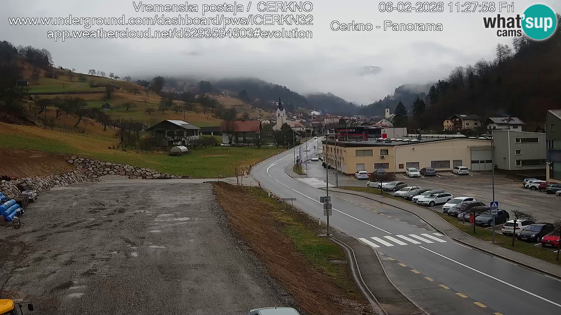 Cerkno Stadteingang Live-Webcam