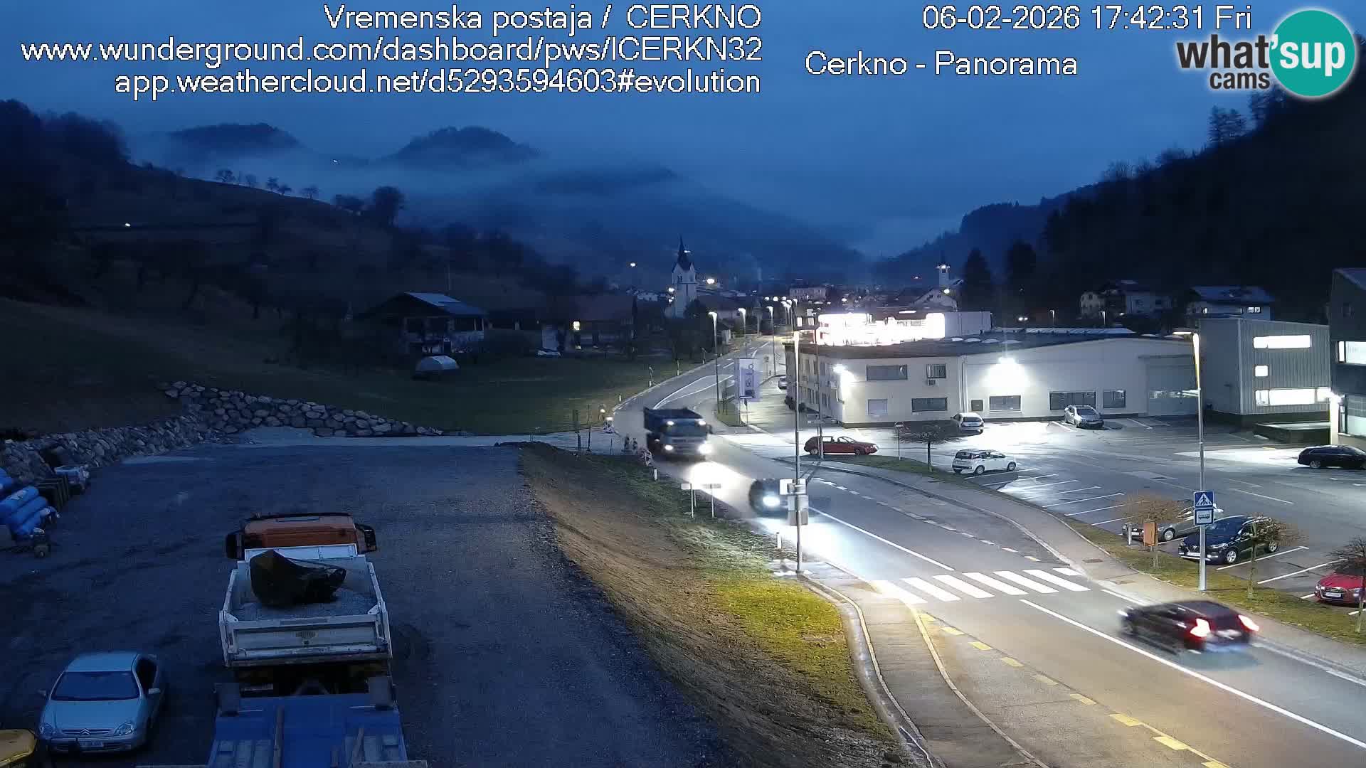 Webcam Ingresso Città di Cerkno