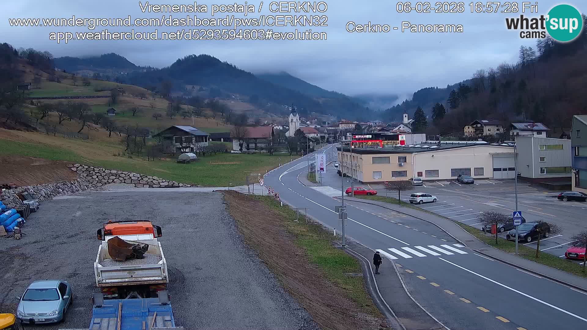Webcam Ingresso Città di Cerkno