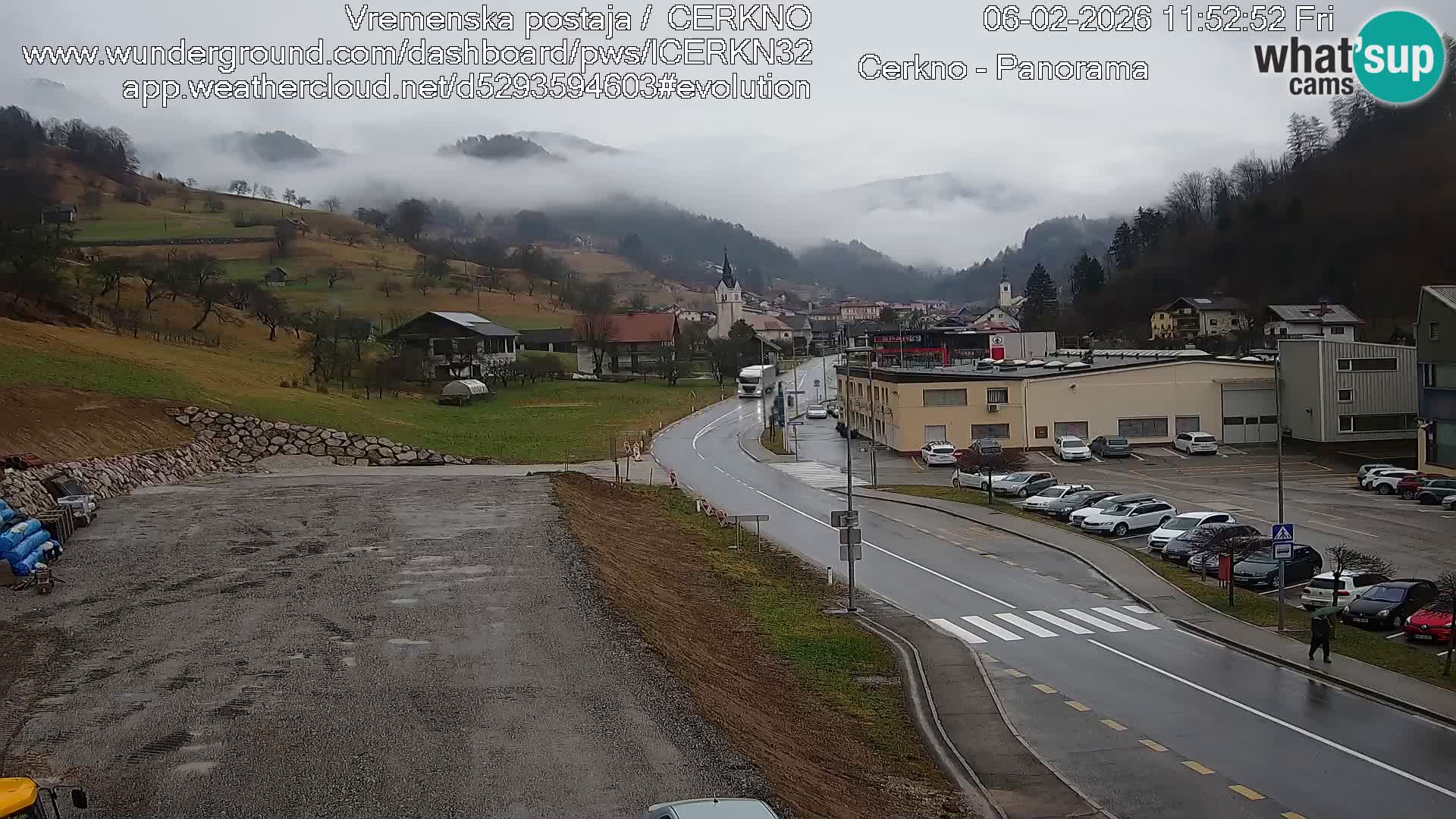 Cerkno Stadteingang Live-Webcam