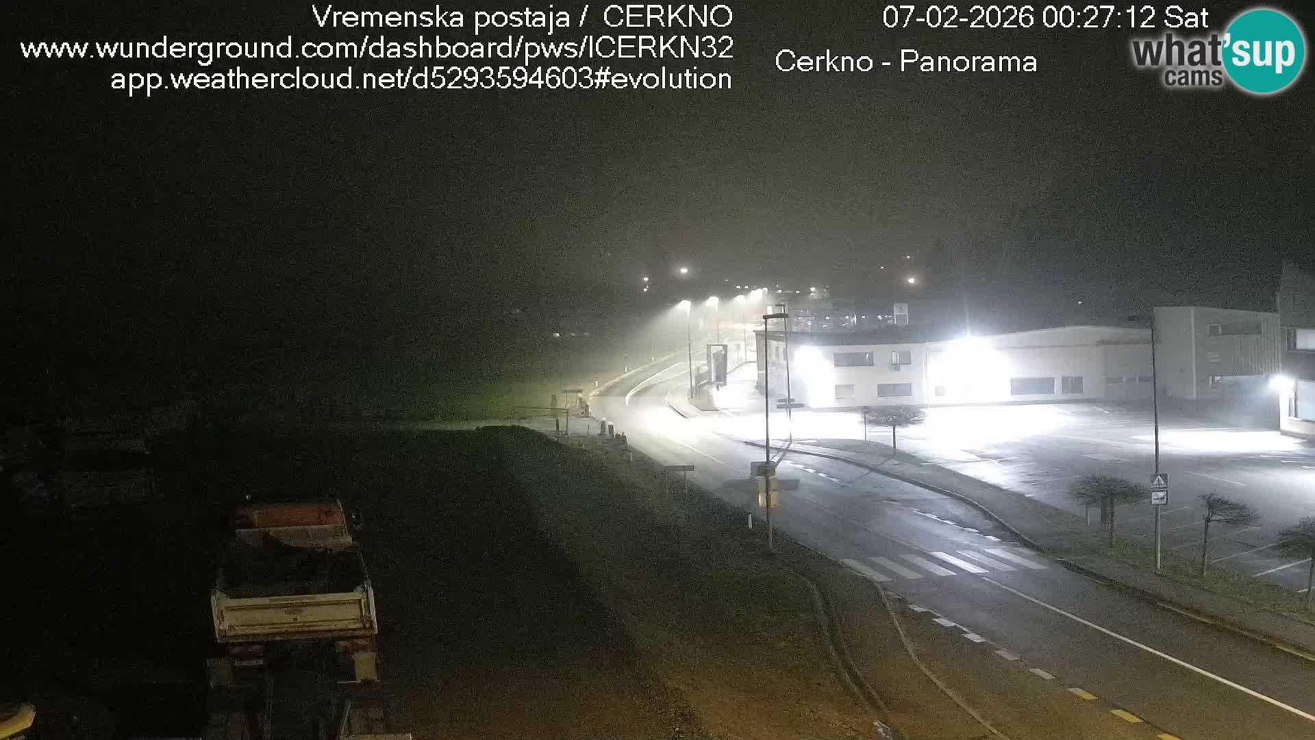 Cerkno entrada a la ciudad Webcam en vivo