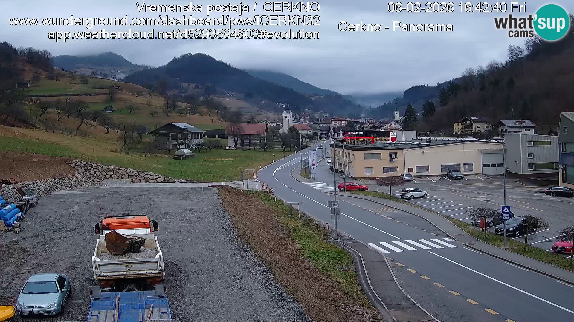 Cerkno Stadteingang Live-Webcam