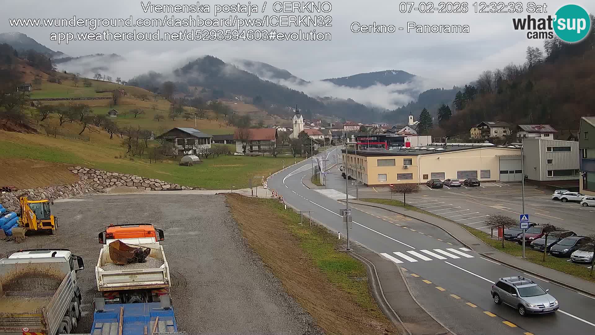 Cerkno Stadteingang Live-Webcam