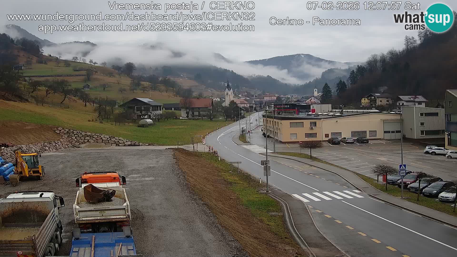 Webcam Ingresso Città di Cerkno