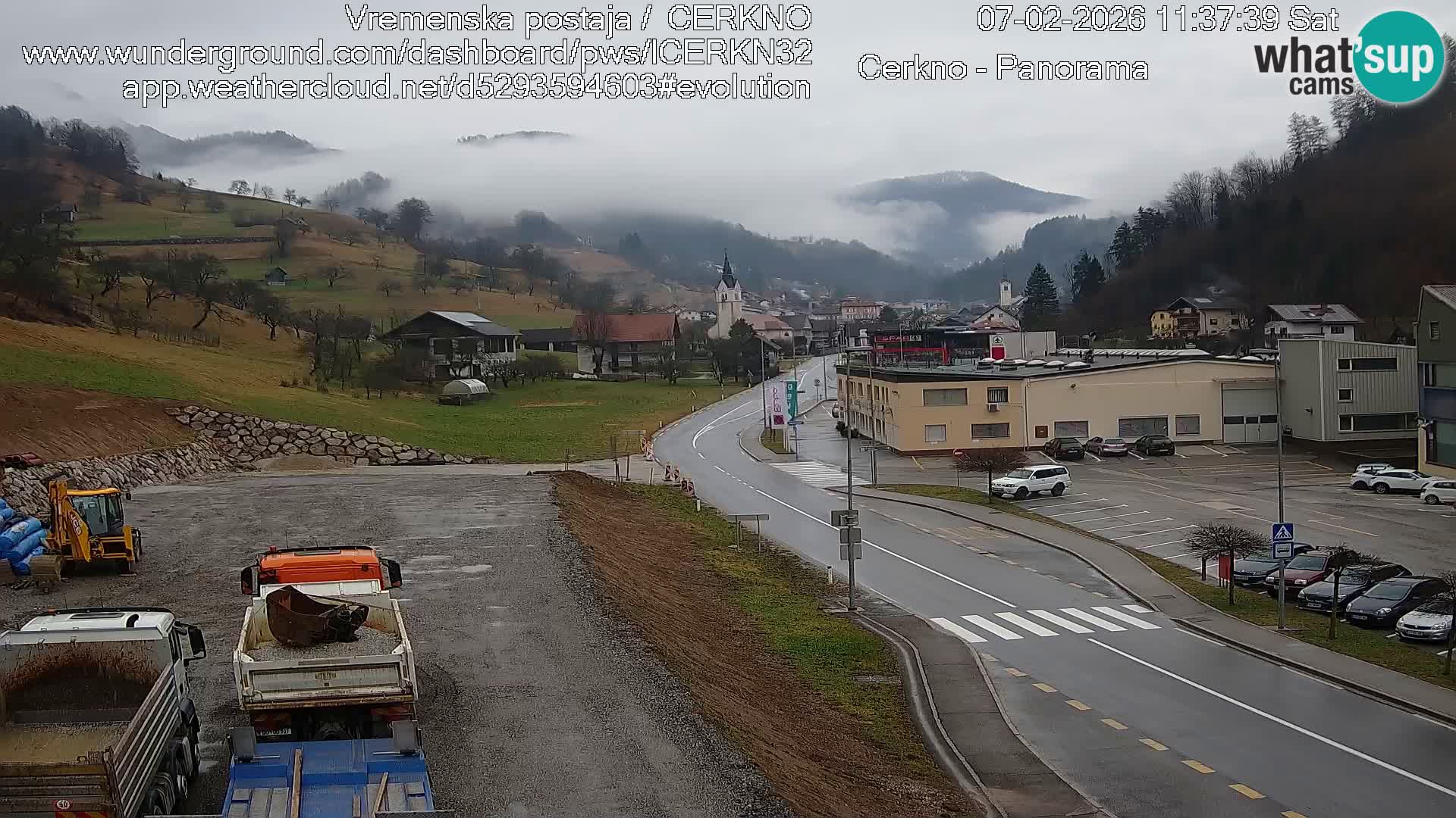Cerkno Stadteingang Live-Webcam