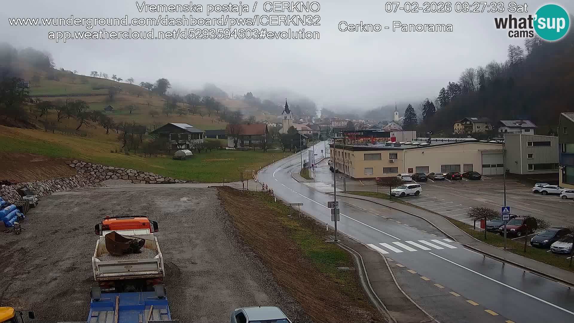 Cerkno ulaz u grad – Kamera uživo