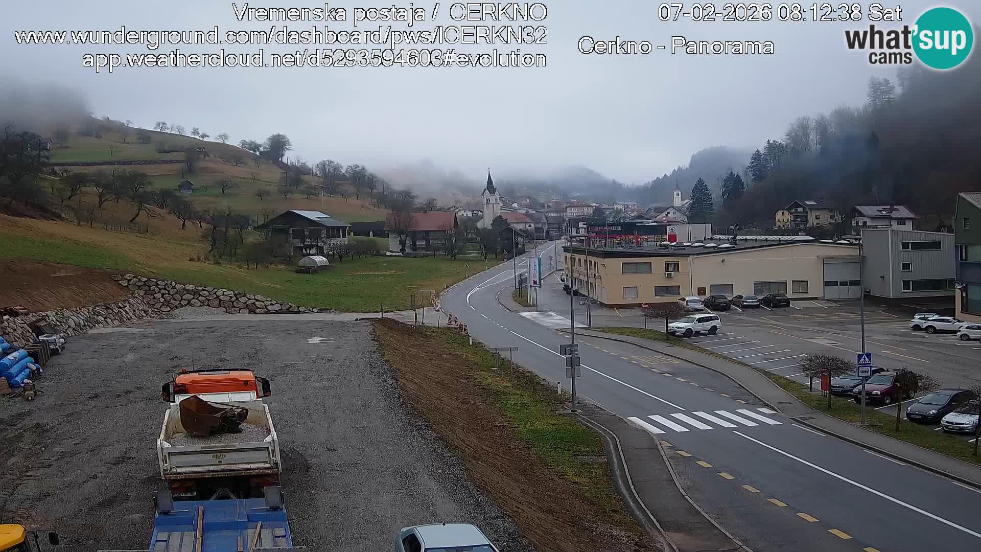 Cerkno Stadteingang Live-Webcam