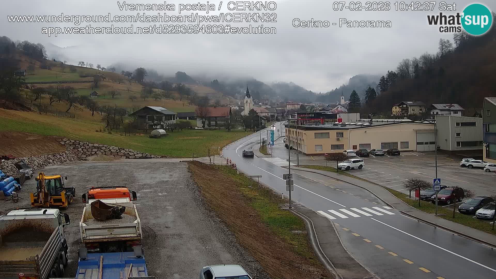 Cerkno Stadteingang Live-Webcam