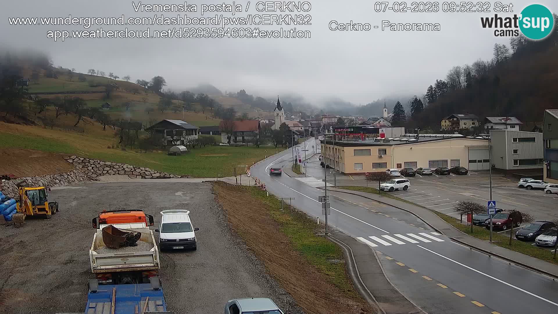 Cerkno ulaz u grad – Kamera uživo