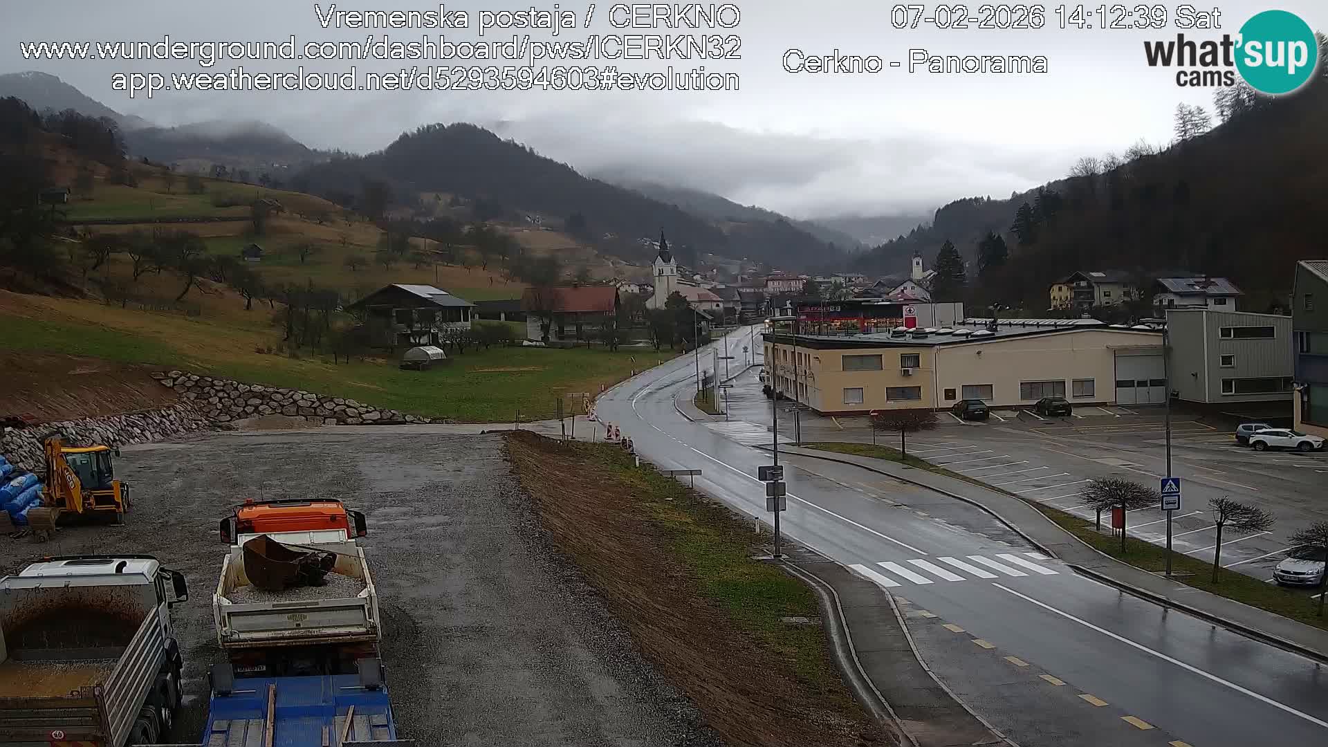 Webcam Ingresso Città di Cerkno
