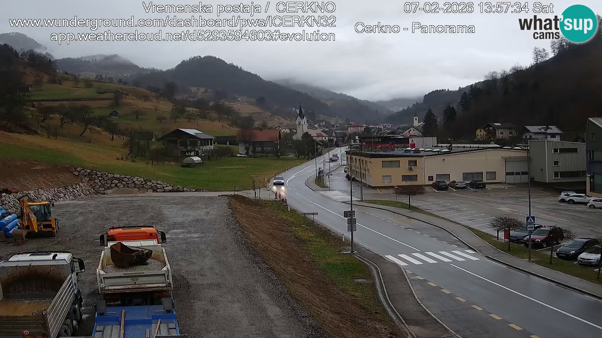 Webcam Ingresso Città di Cerkno