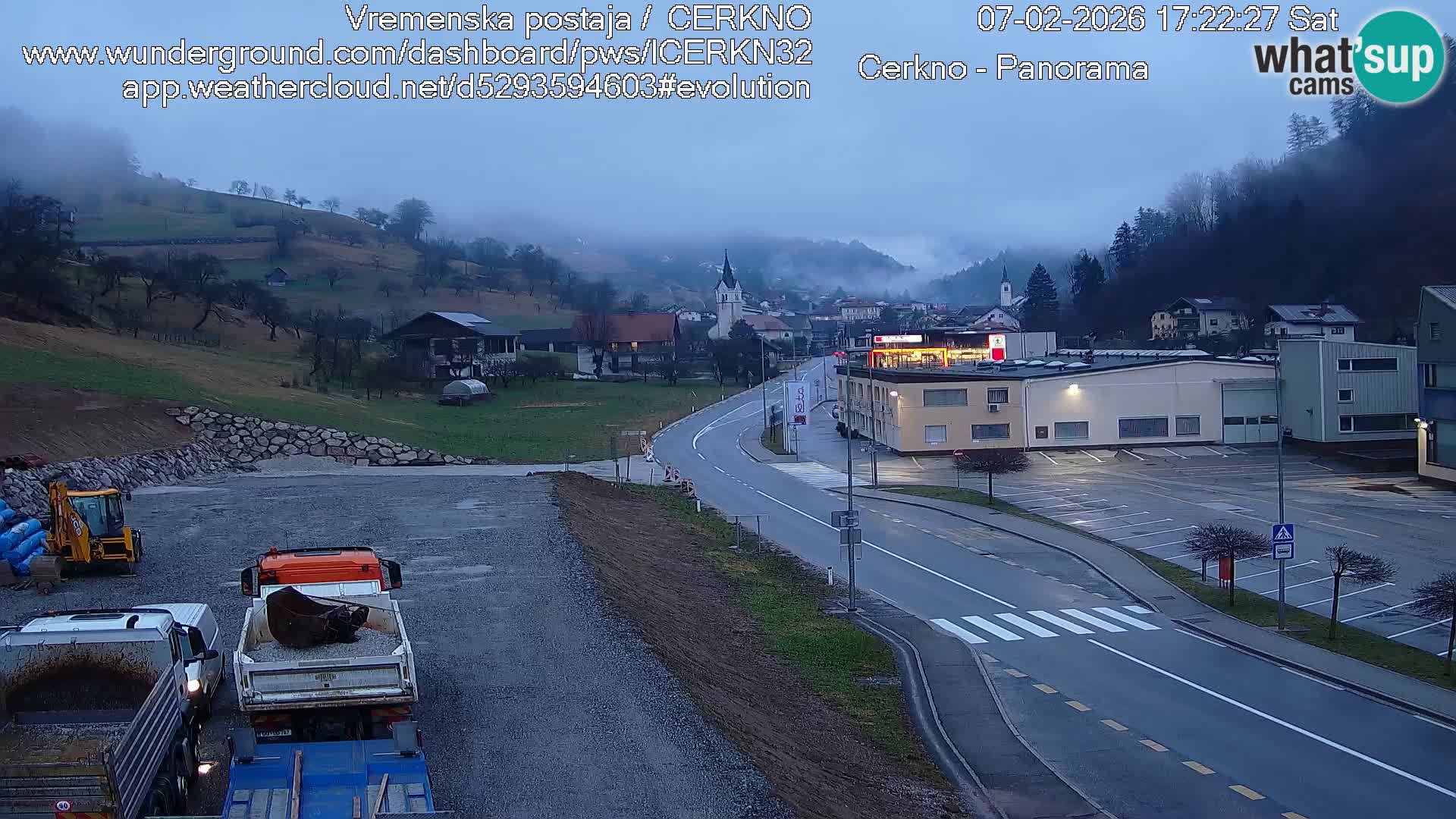 Cerkno Stadteingang Live-Webcam