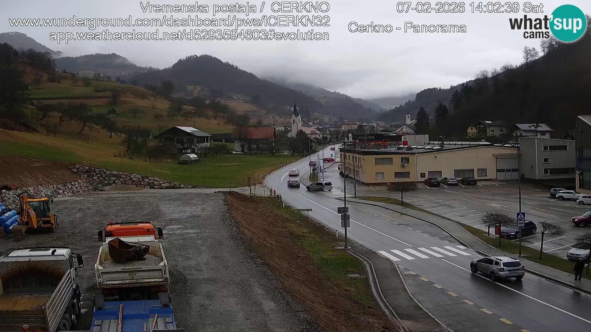 Cerkno ulaz u grad – Kamera uživo