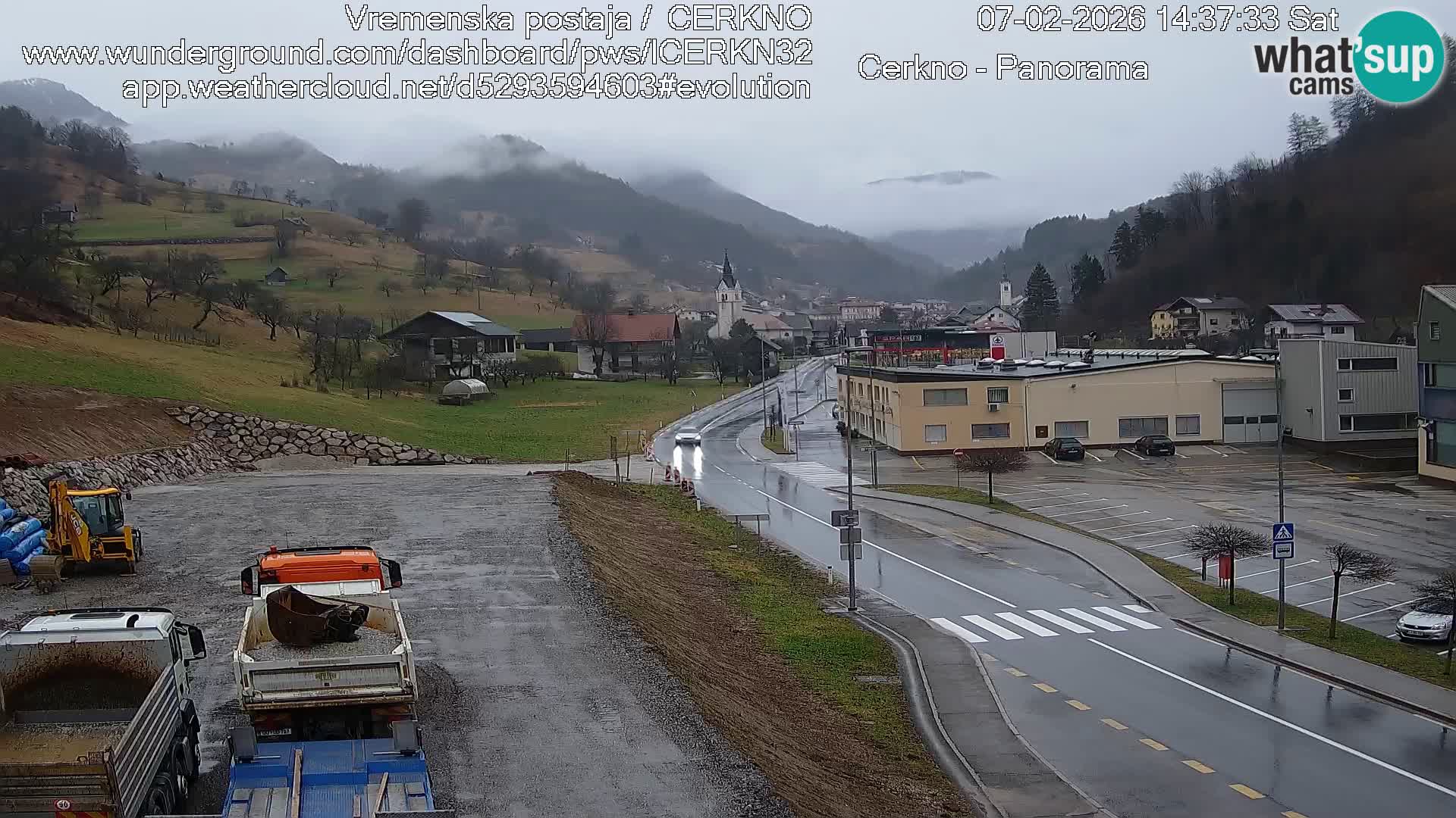 Cerkno Stadteingang Live-Webcam