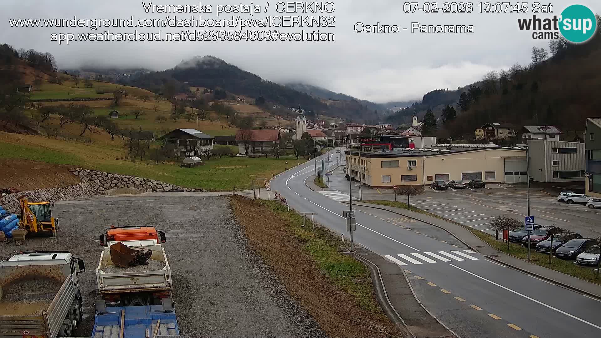 Webcam Ingresso Città di Cerkno