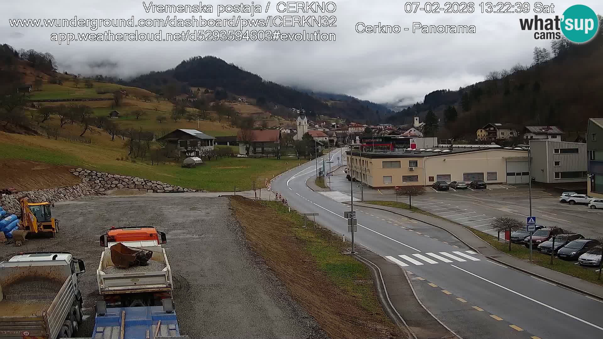 Cerkno ulaz u grad – Kamera uživo