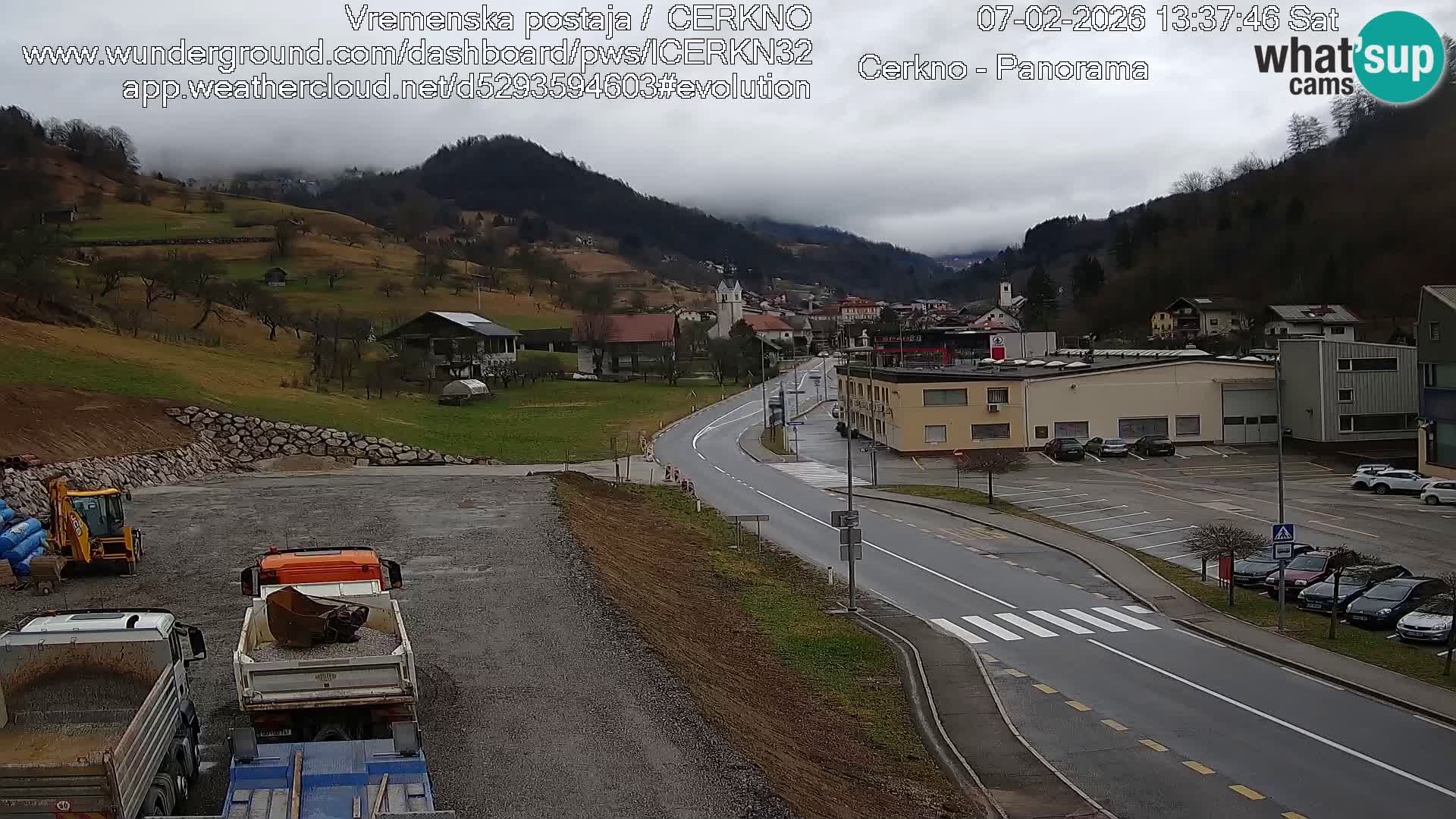 Cerkno ulaz u grad – Kamera uživo