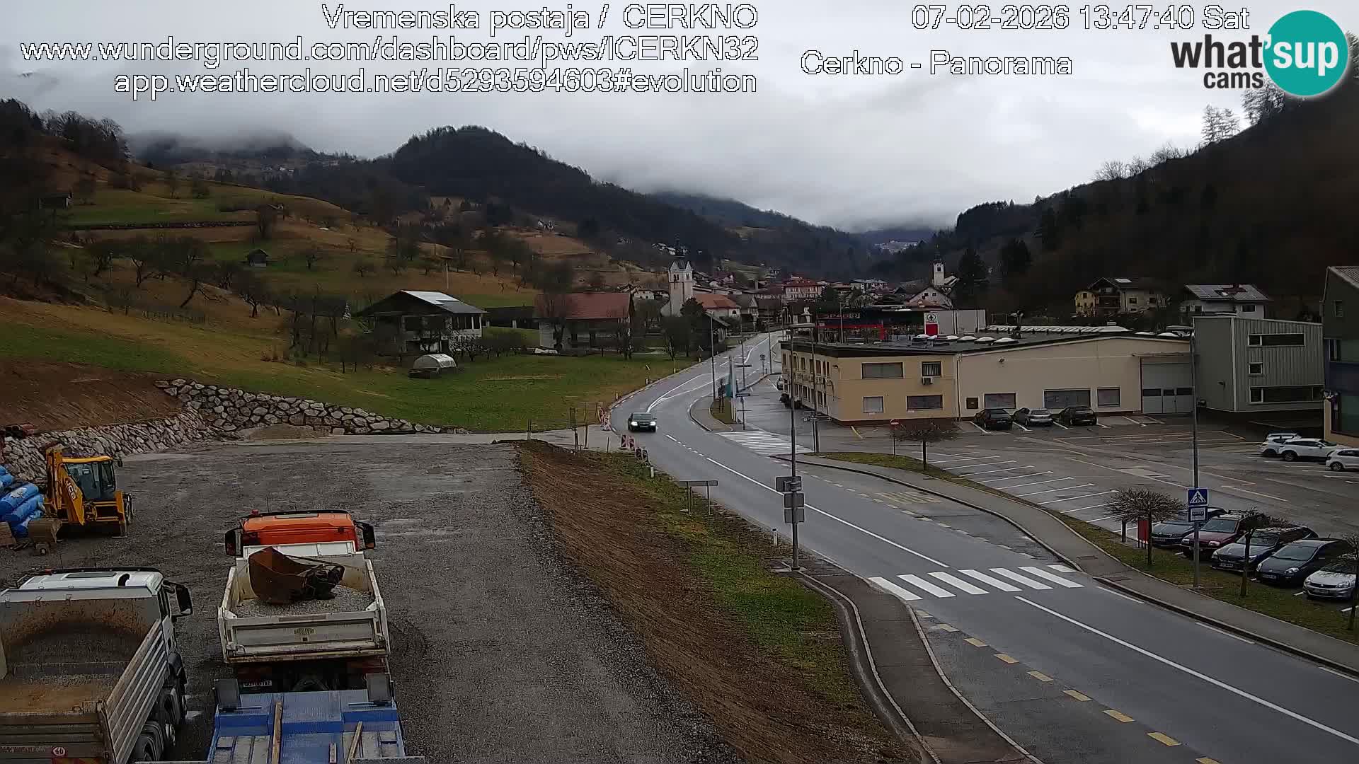 Cerkno Stadteingang Live-Webcam