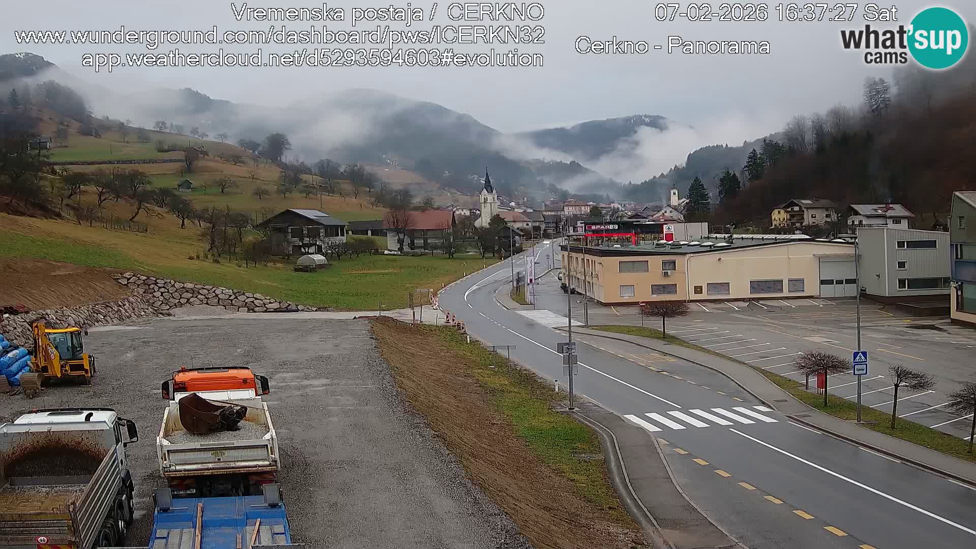 Cerkno ulaz u grad – Kamera uživo