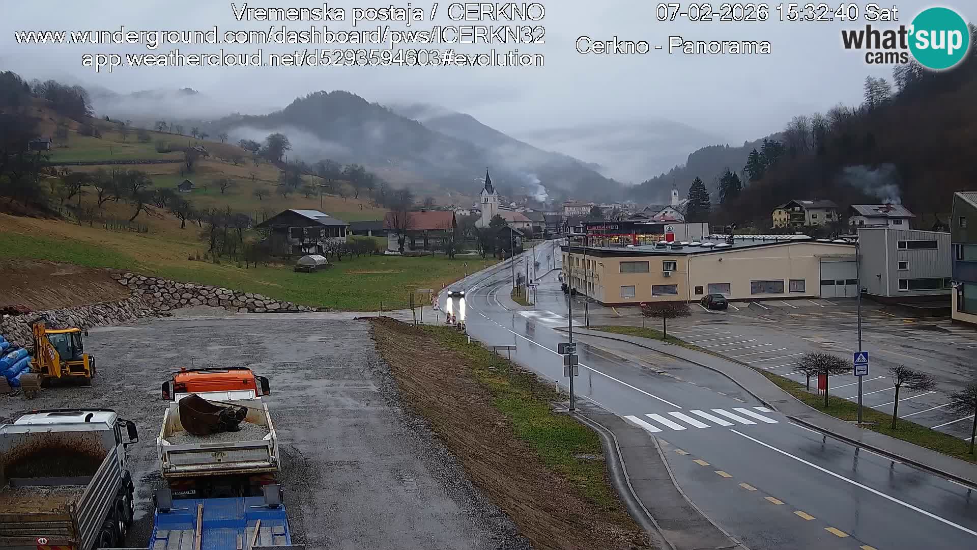 Cerkno Stadteingang Live-Webcam