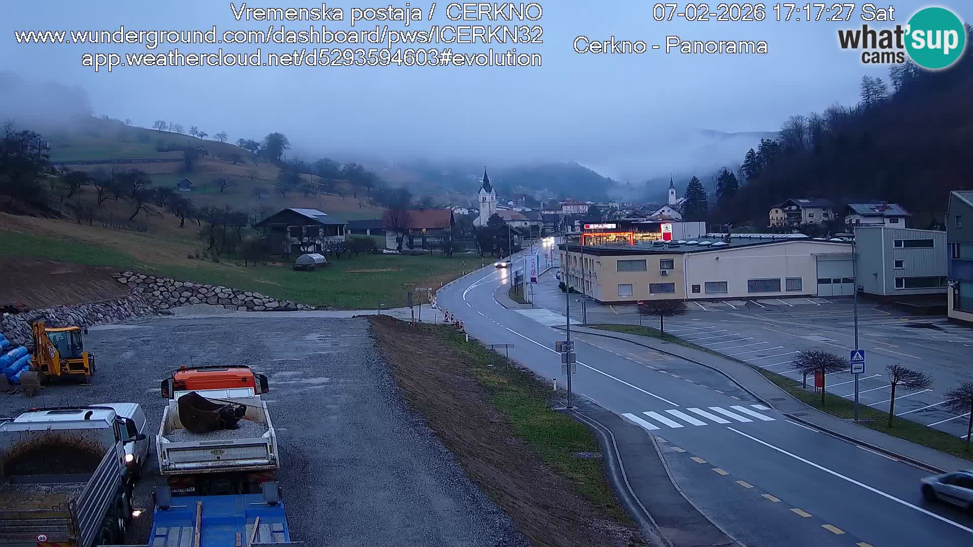 Cerkno ulaz u grad – Kamera uživo