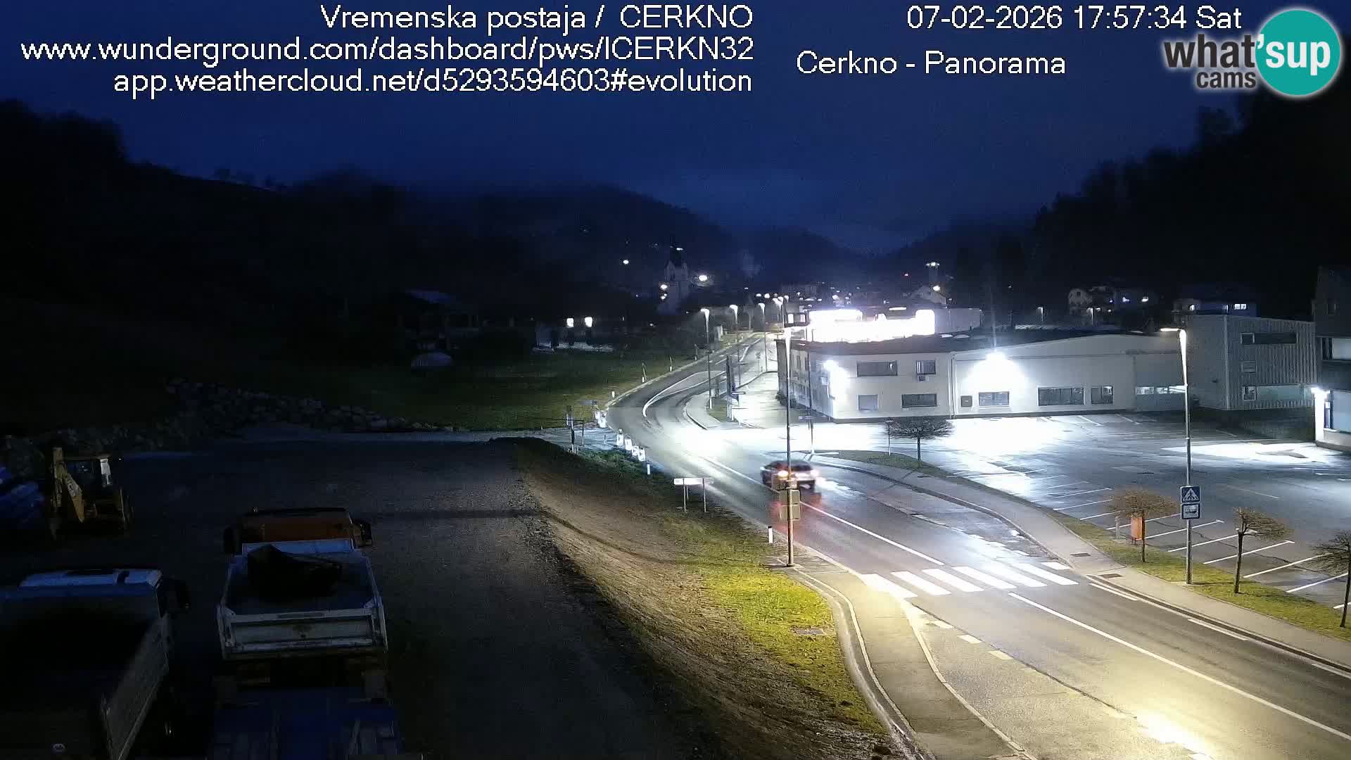 Cerkno ulaz u grad – Kamera uživo