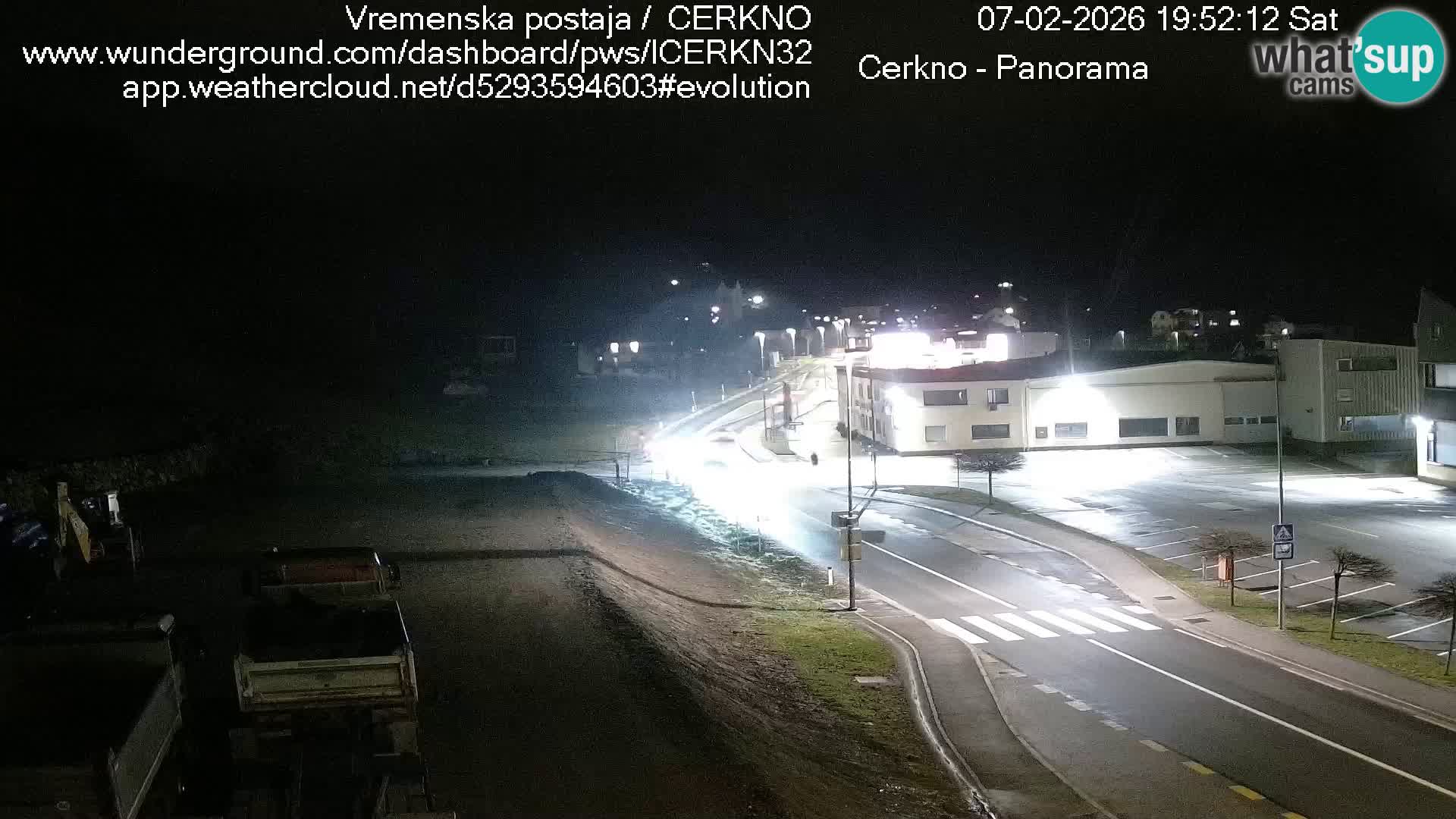 Cerkno entrada a la ciudad Webcam en vivo
