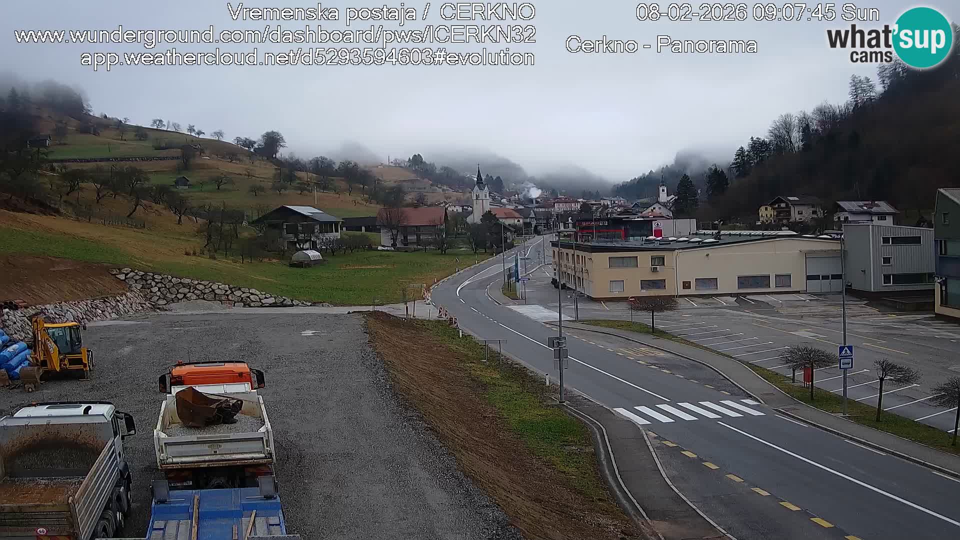 Cerkno Stadteingang Live-Webcam