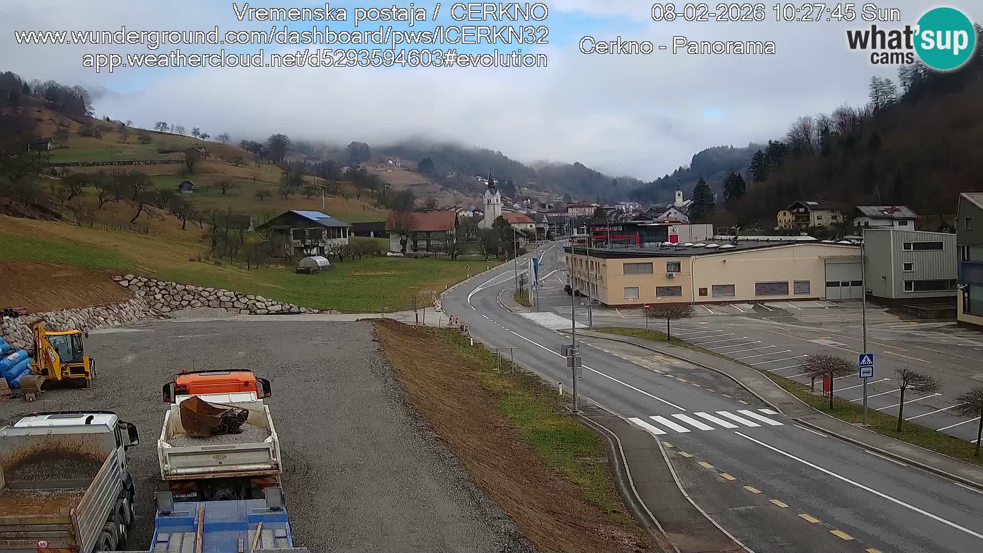 Webcam Ingresso Città di Cerkno