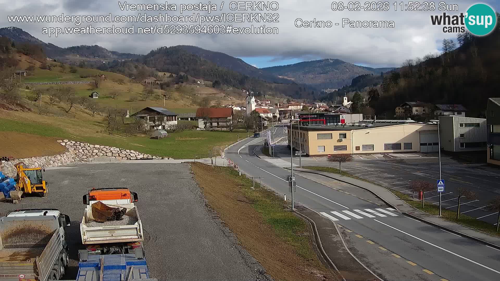 Webcam Ingresso Città di Cerkno